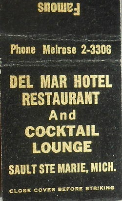 Del Mar Hotel - Matchbook (newer photo)